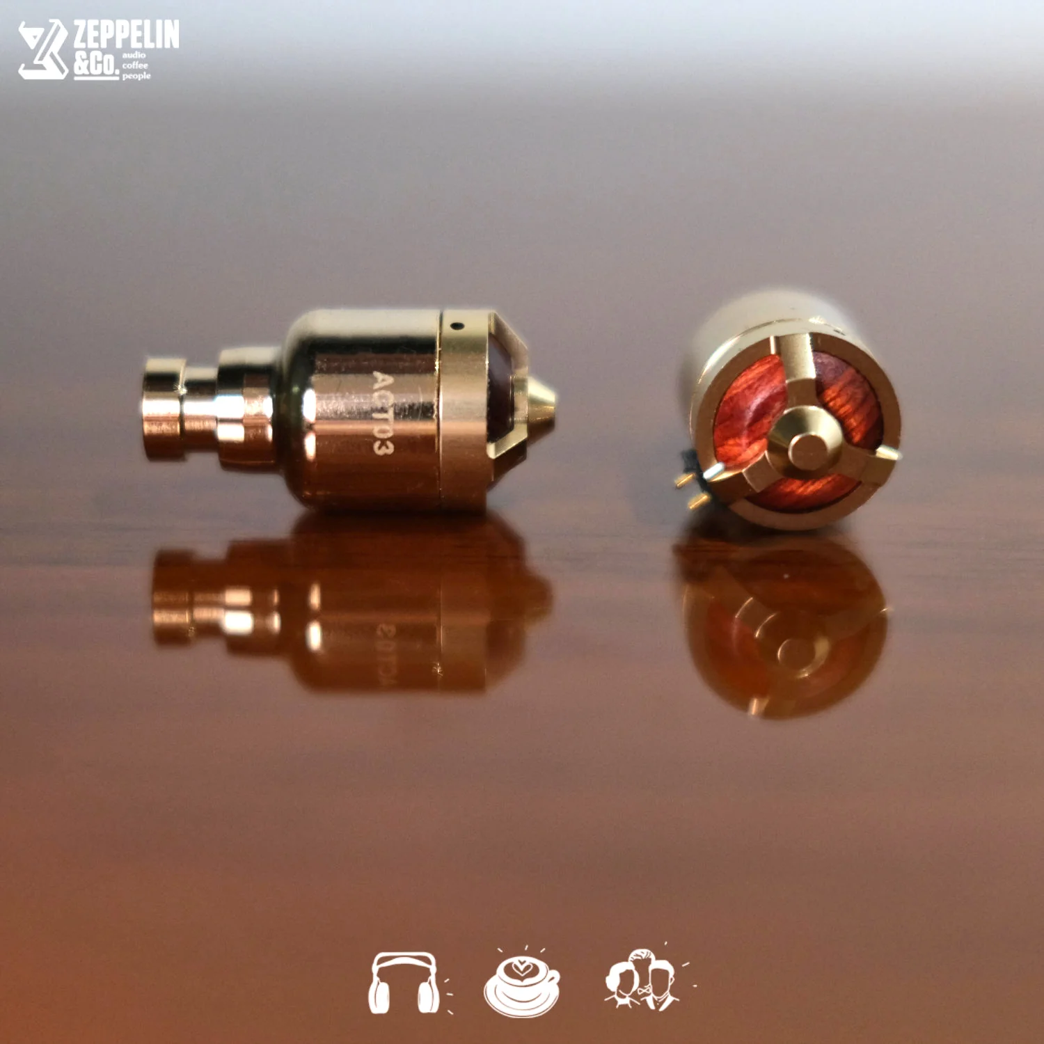 Acoustune ACT03 Brass/Red Sandalwood Chamber (For HS2000MX)