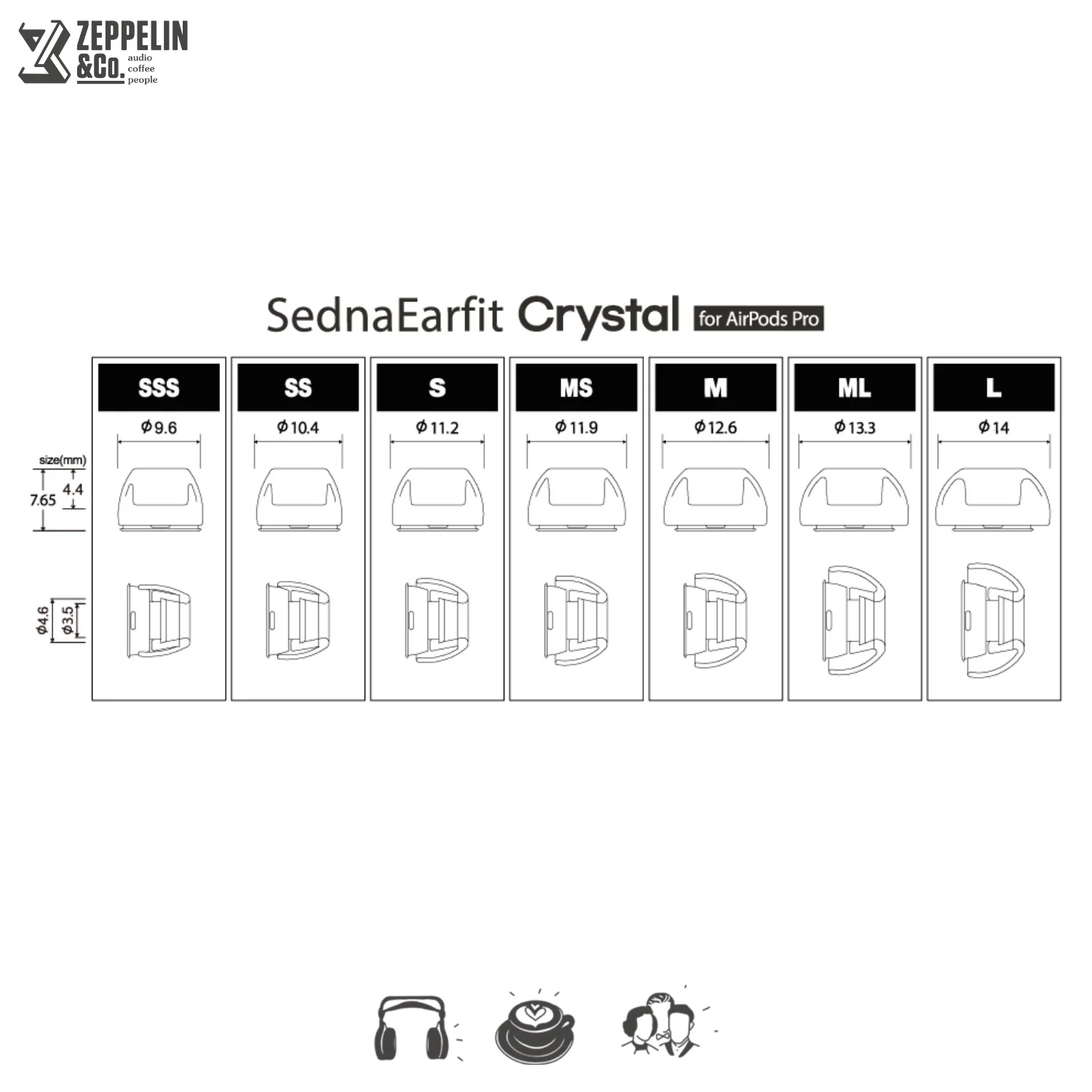 Azla SednaEarfit Crystal Eartips for AirPods Pro - Image 2