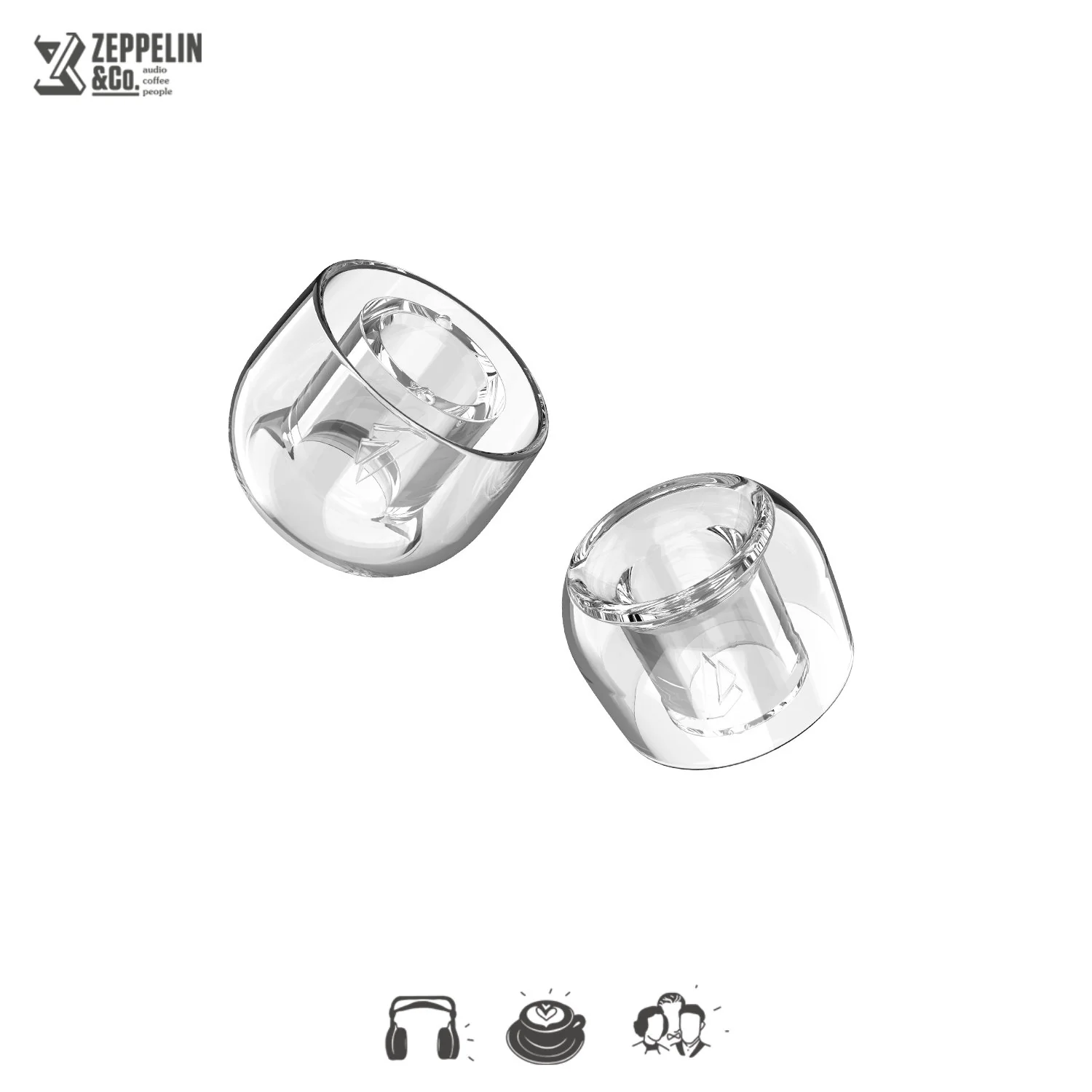 Divinus Prism Wide Bore LSR Eartips (2-Pair Pack)