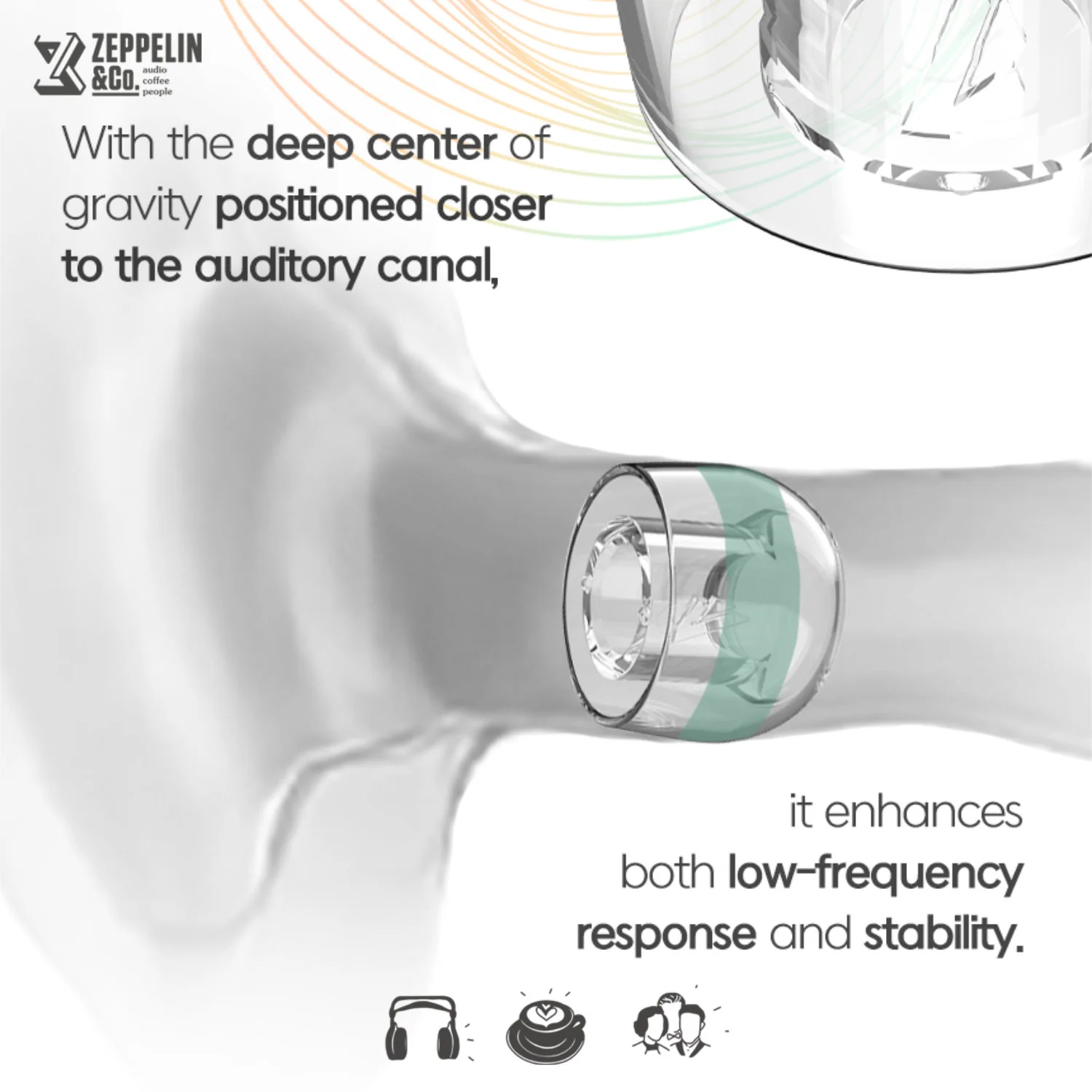 Divinus Prism Wide Bore LSR Eartips (2-Pair Pack) - Image 3