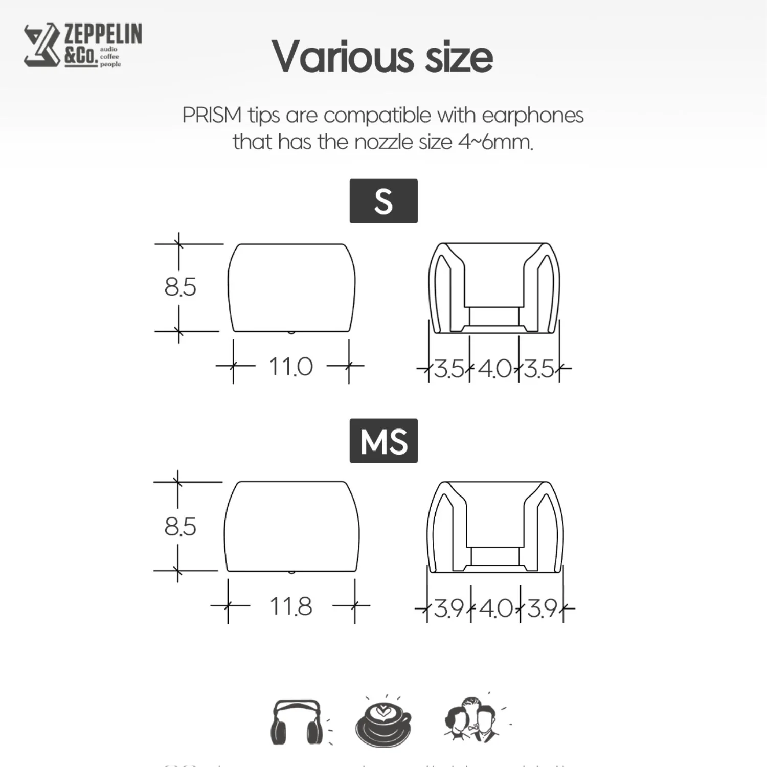 Divinus Prism Wide Bore LSR Eartips (2-Pair Pack) - Image 5
