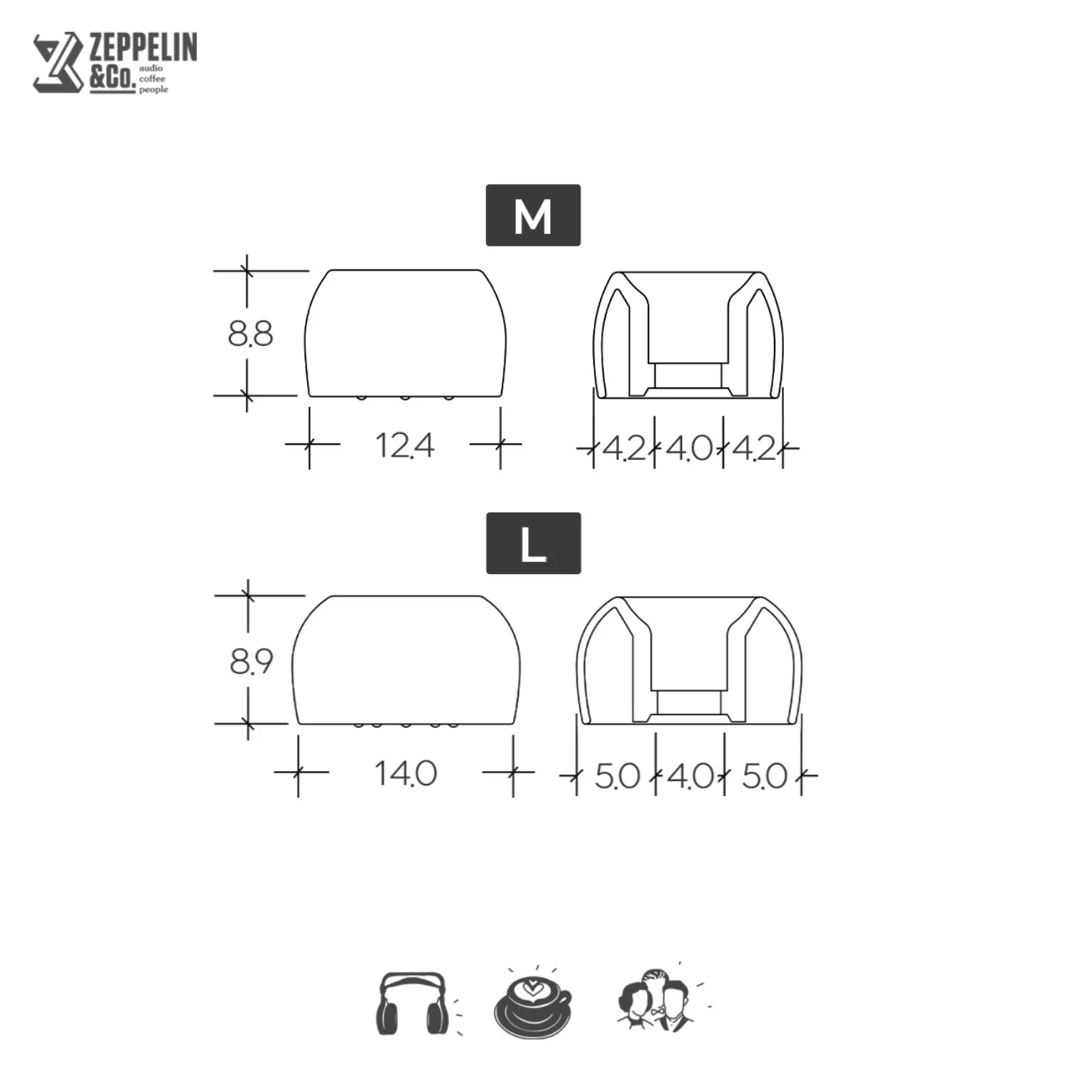 Divinus Prism Wide Bore LSR Eartips (2-Pair Pack) - Image 6