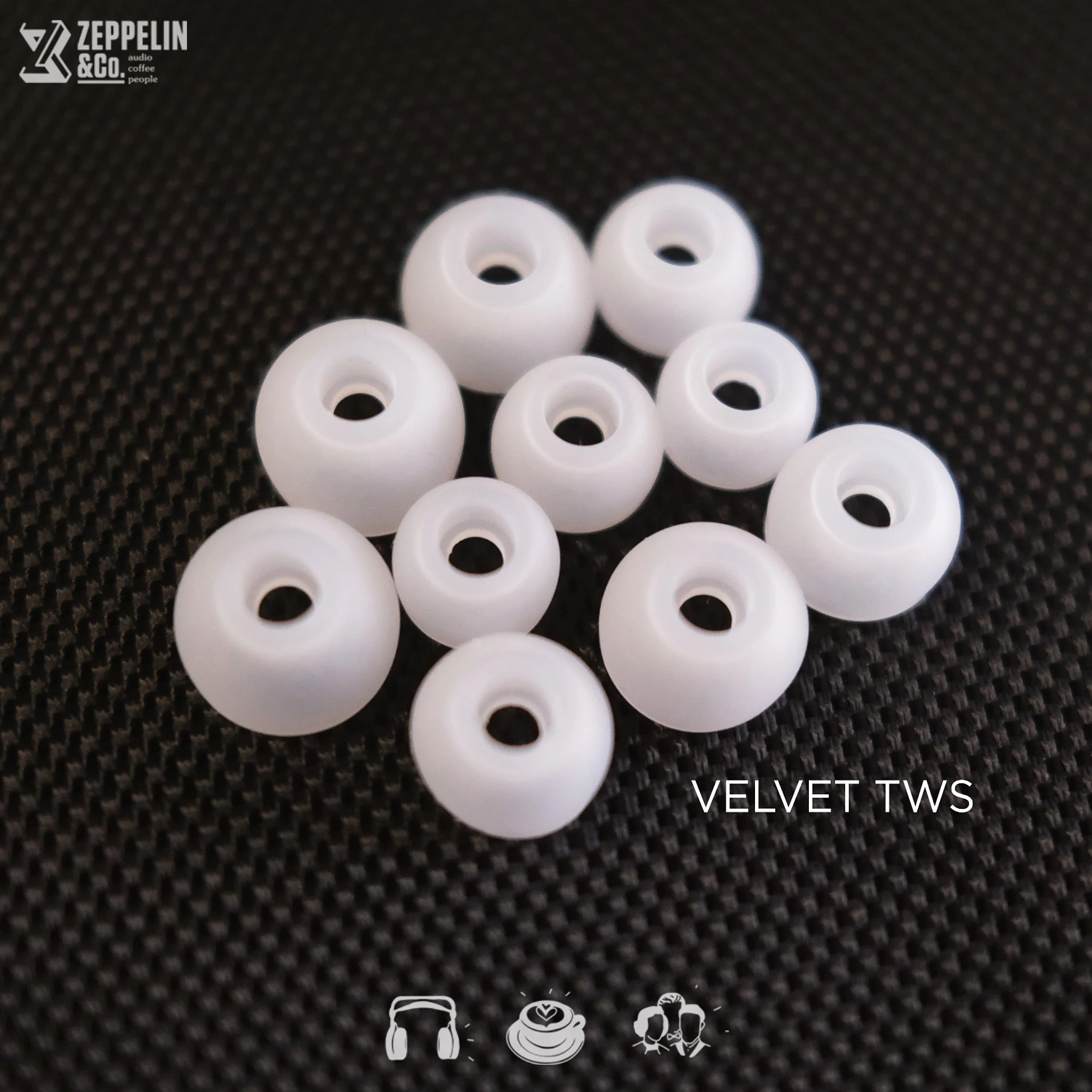 Divinus Velvet TWS Eartips (3-Pair Pack)