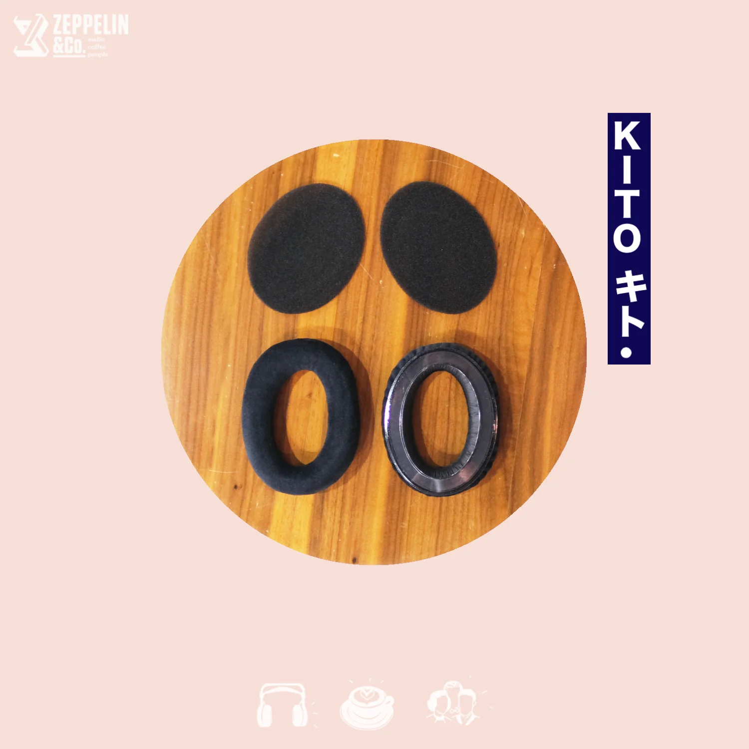 Kito CD058 Sennheiser HD6X0 (Velour) Pads