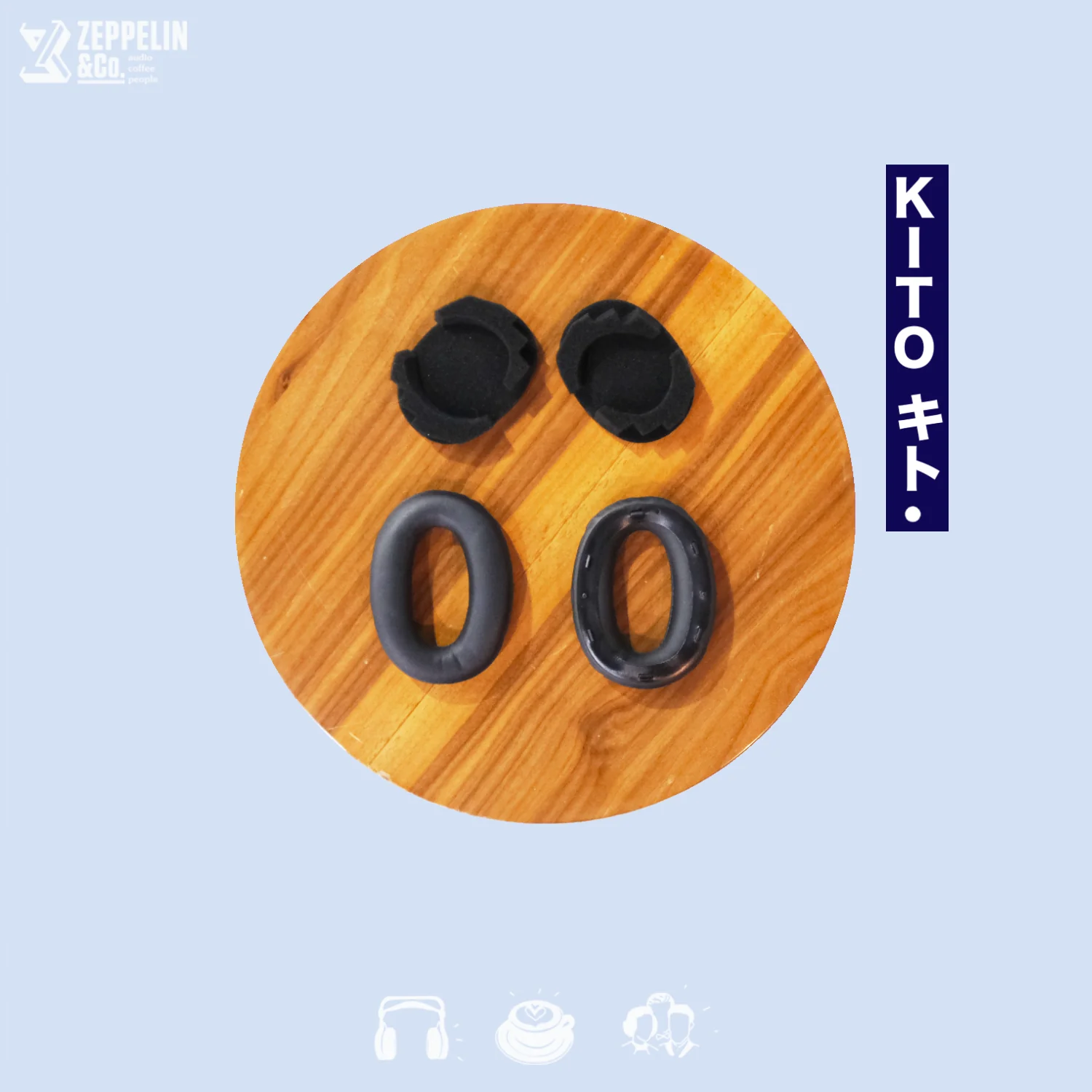 Kito CD097 Sony WH-1000XM/XM0 (Protein Leather)Pads